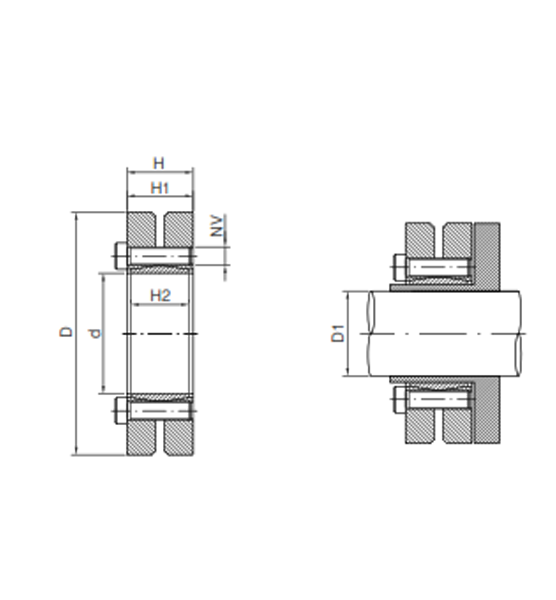 Desenho técnico KLPP 24x50