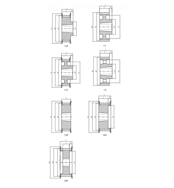 Desenho técnico 8M30Z24TL