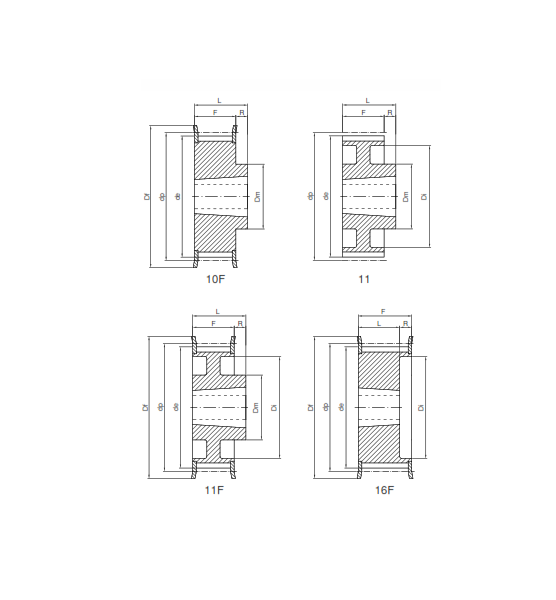 Desenho técnico 8M20Z22TL