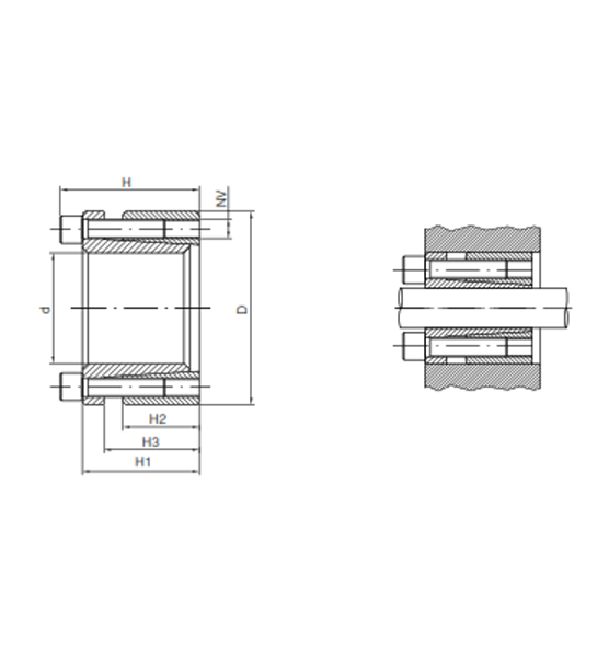 Desenho técnico KLBB 38x80