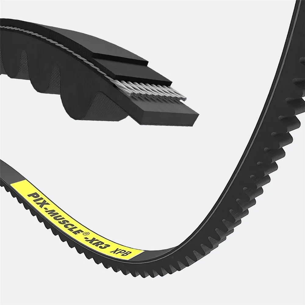 Correia trapezoidal dentada reforçada XPB-2000-XR3 PIX MUSCLE®-XR3 — 17×2000 Ld