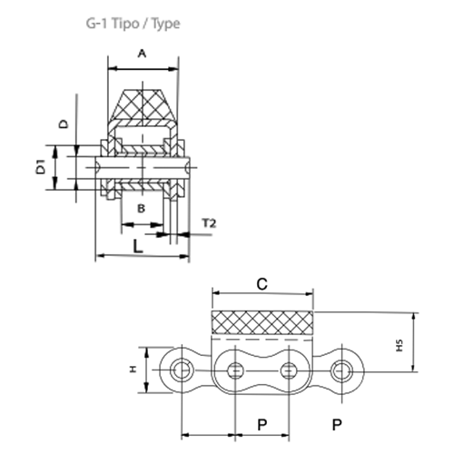 Desenho técnico 08B-G1