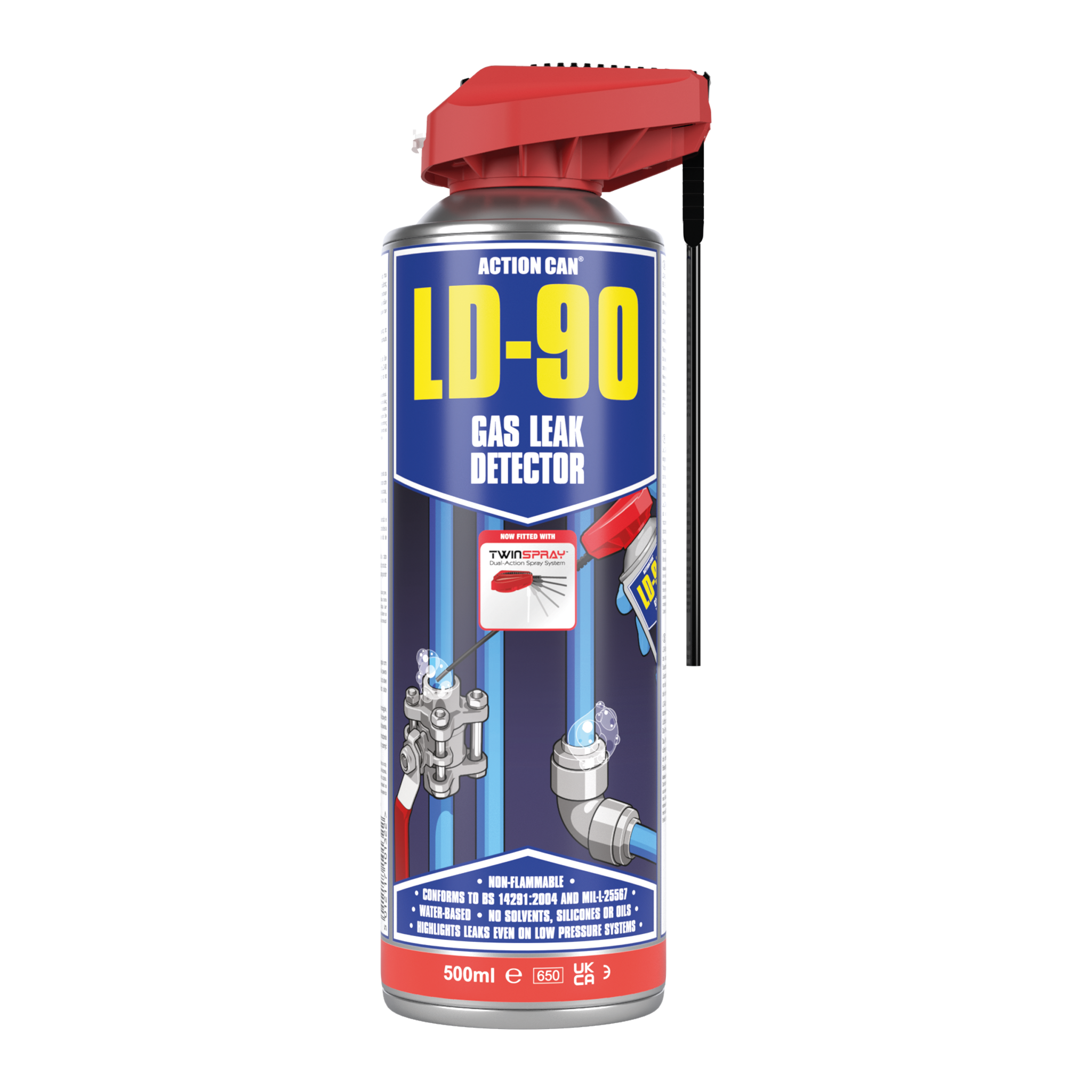ACTION CAN LD-90 TWINSPRAY DETETOR FUGAS GÁS/AR COMPRIMIDO