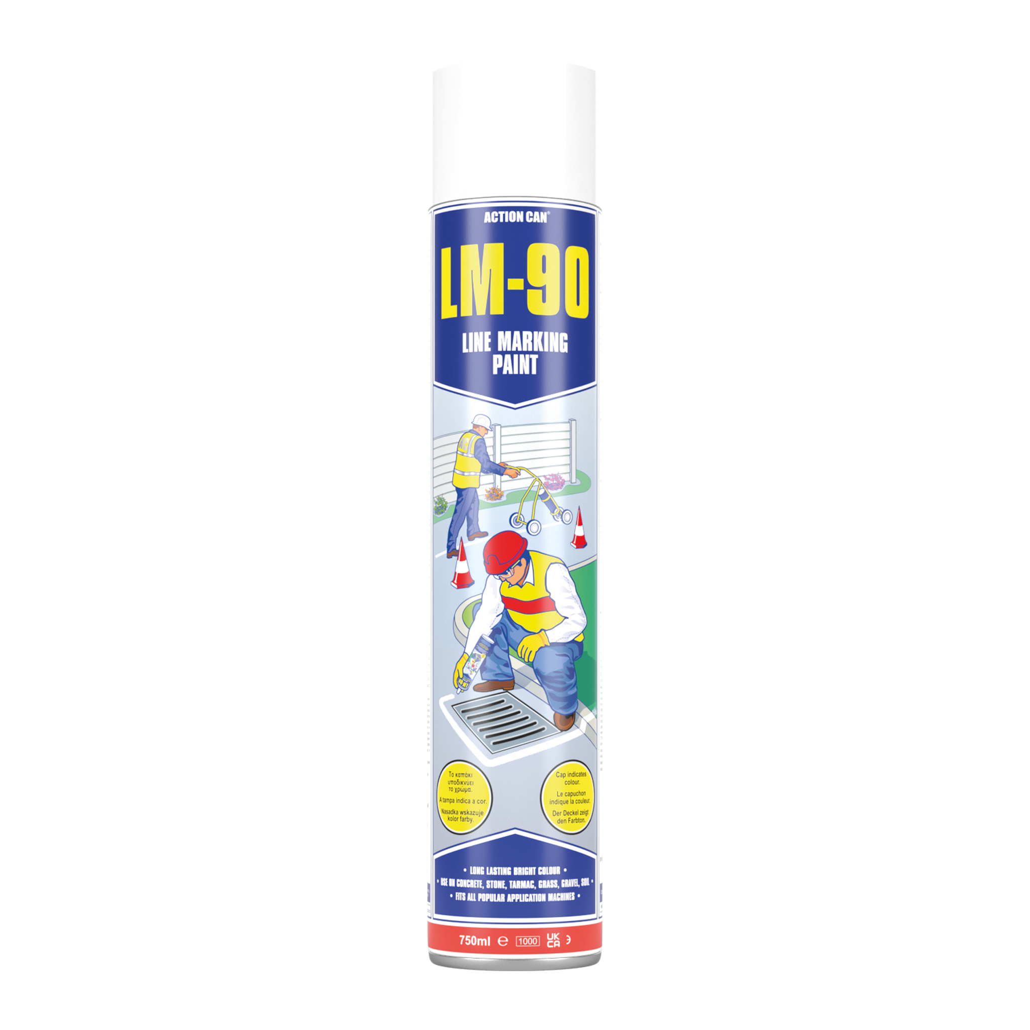 ACTION CAN LM90 TINTA DE MARCAÇÃO DE LINHAS 750ML